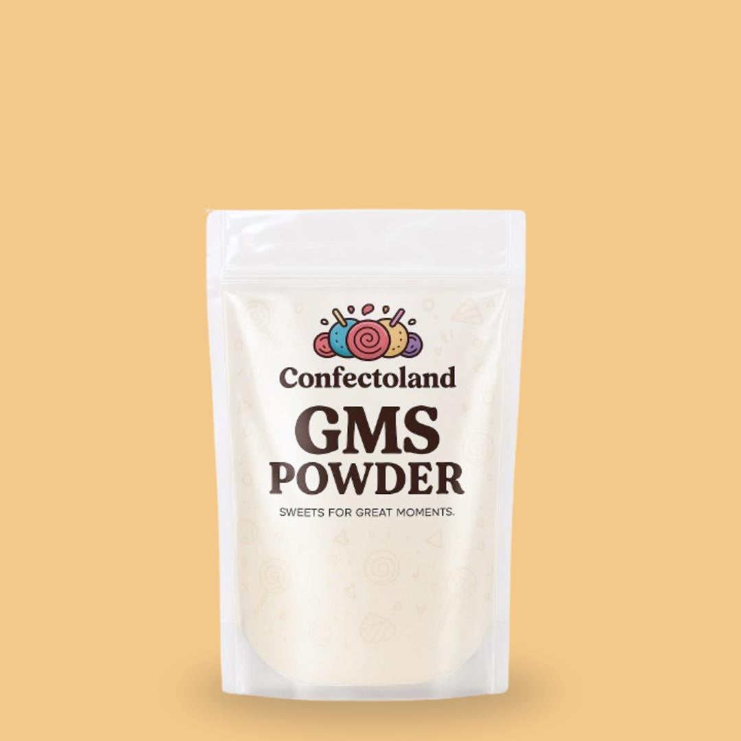 GMS POWDER | GLYCEROL MONOSTEARATE | FOOD GRADE | Confectoland