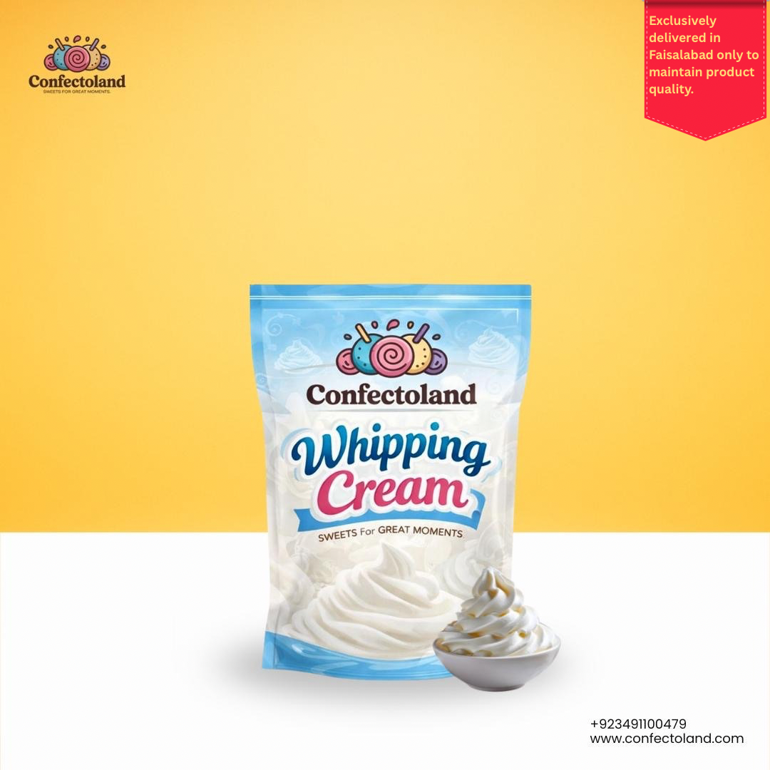 Whipping Cream - Premium Quality for Baking & Desserts | Confectoland