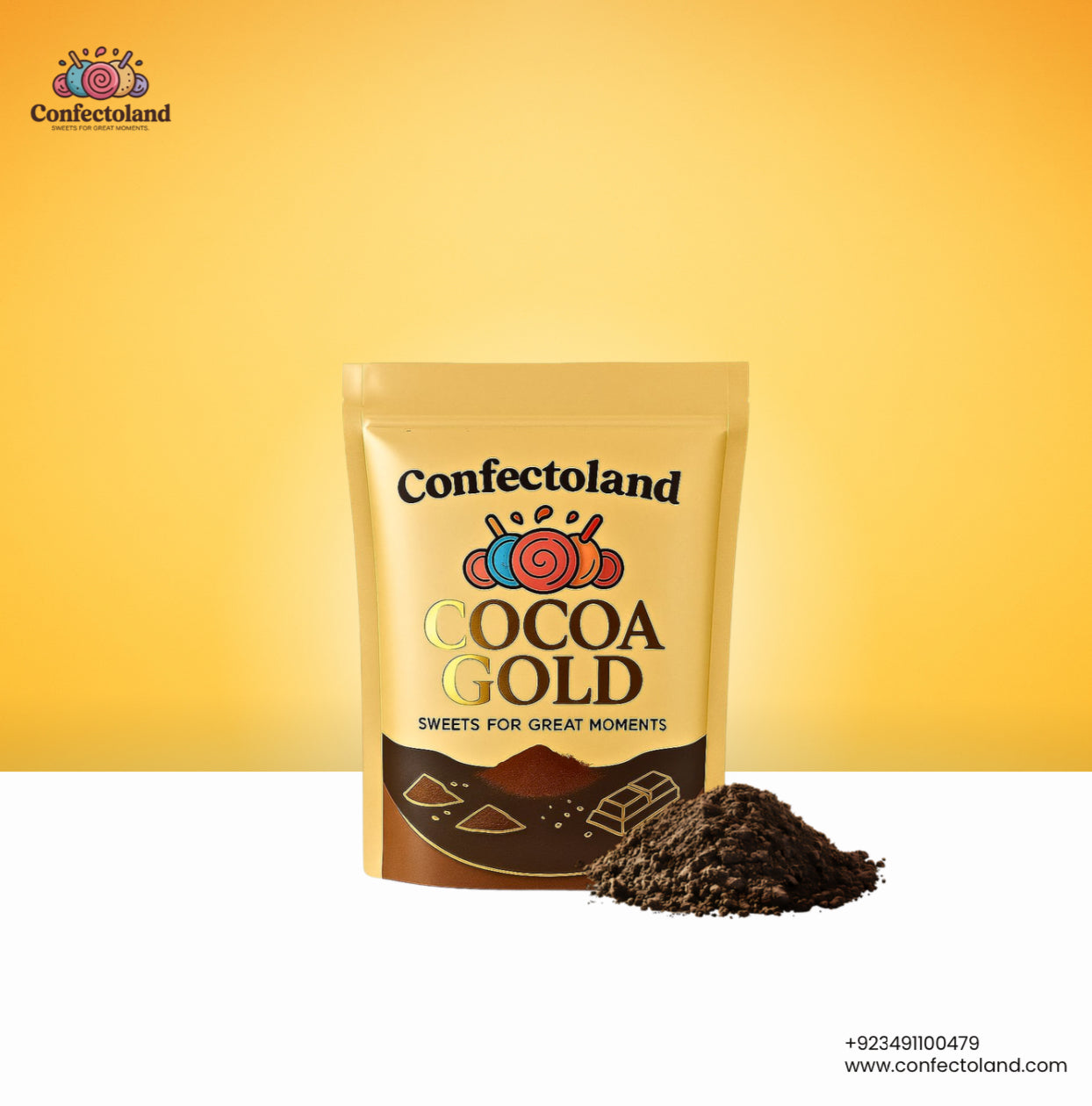 Cocoa Gold Premium Powder - Brazilian | Confectoland