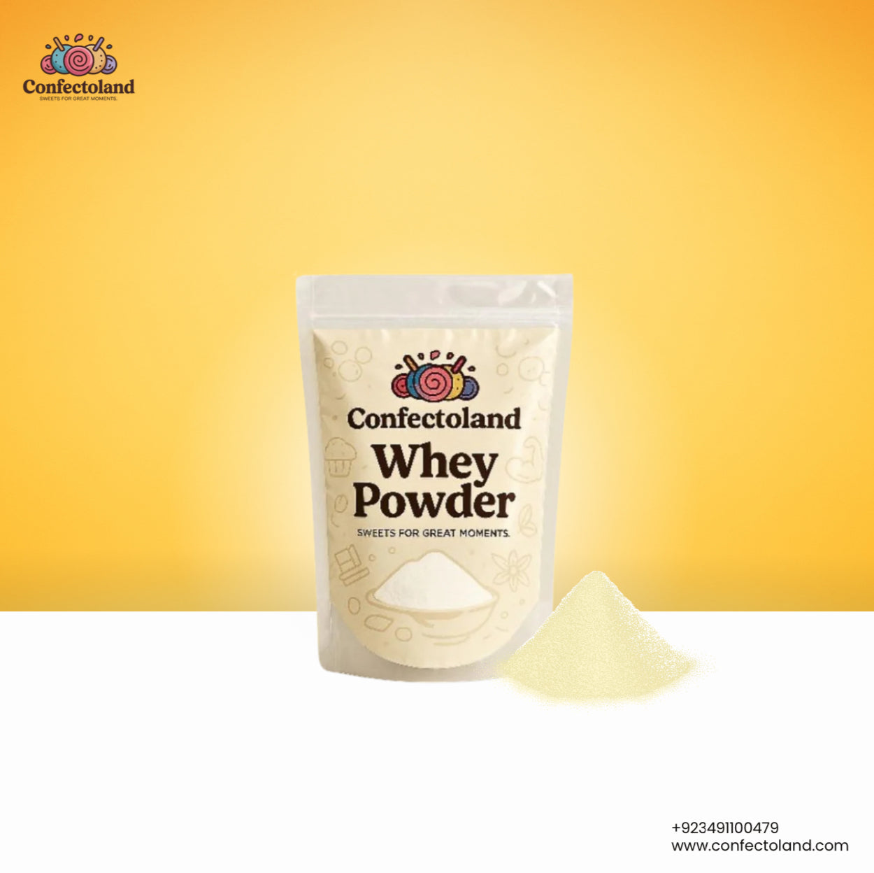 Whey Powder Permeate - Premium Baking Ingredient Pakistan | Confectoland