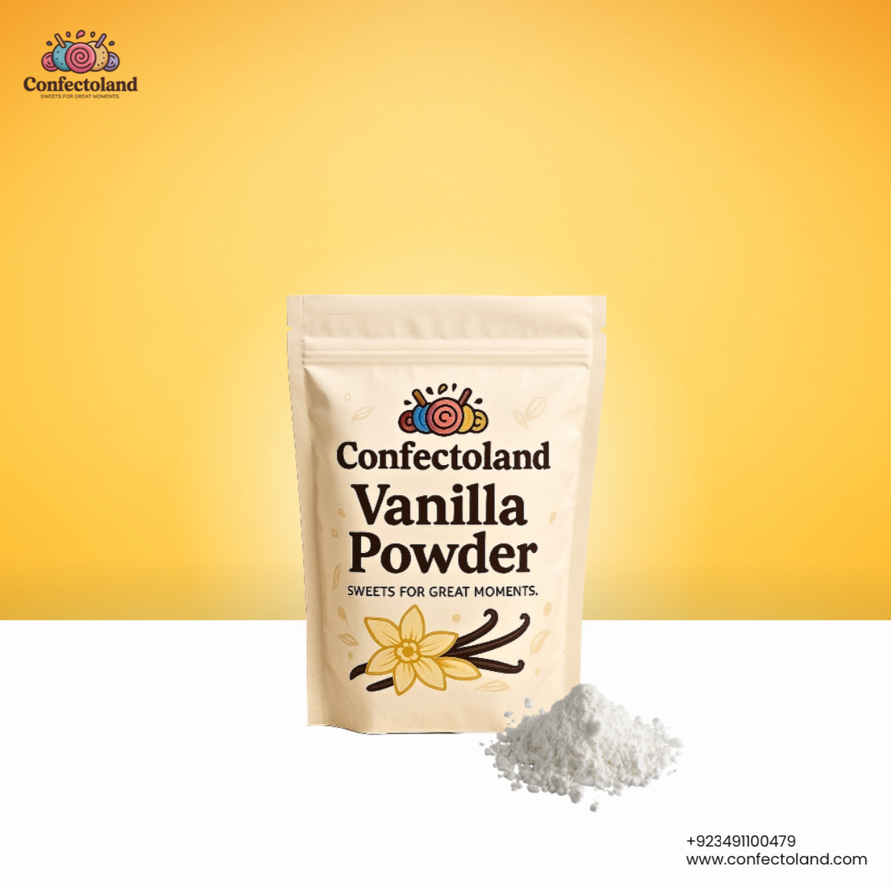Vanilla Powder - Premium Baking Flavor | Confectoland