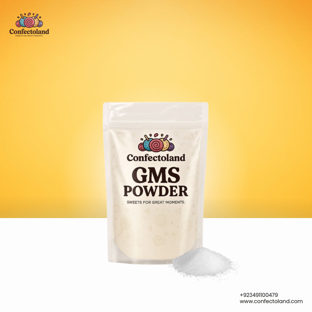 GMS Powder (Glycerol Monostearate) - Emulsifier | Confectoland