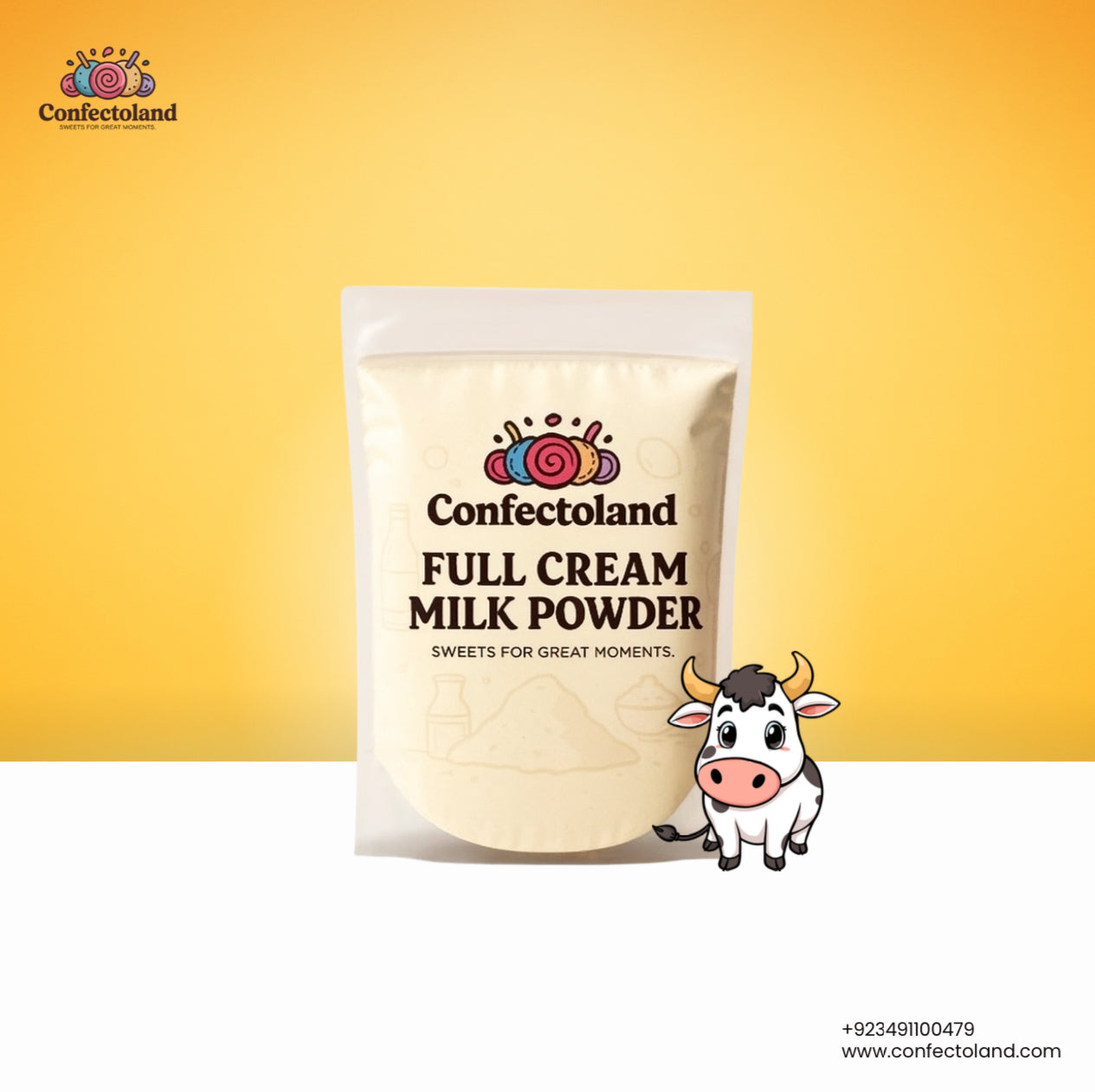 Milk Powder - Full Cream & Skimmed | Confectoland