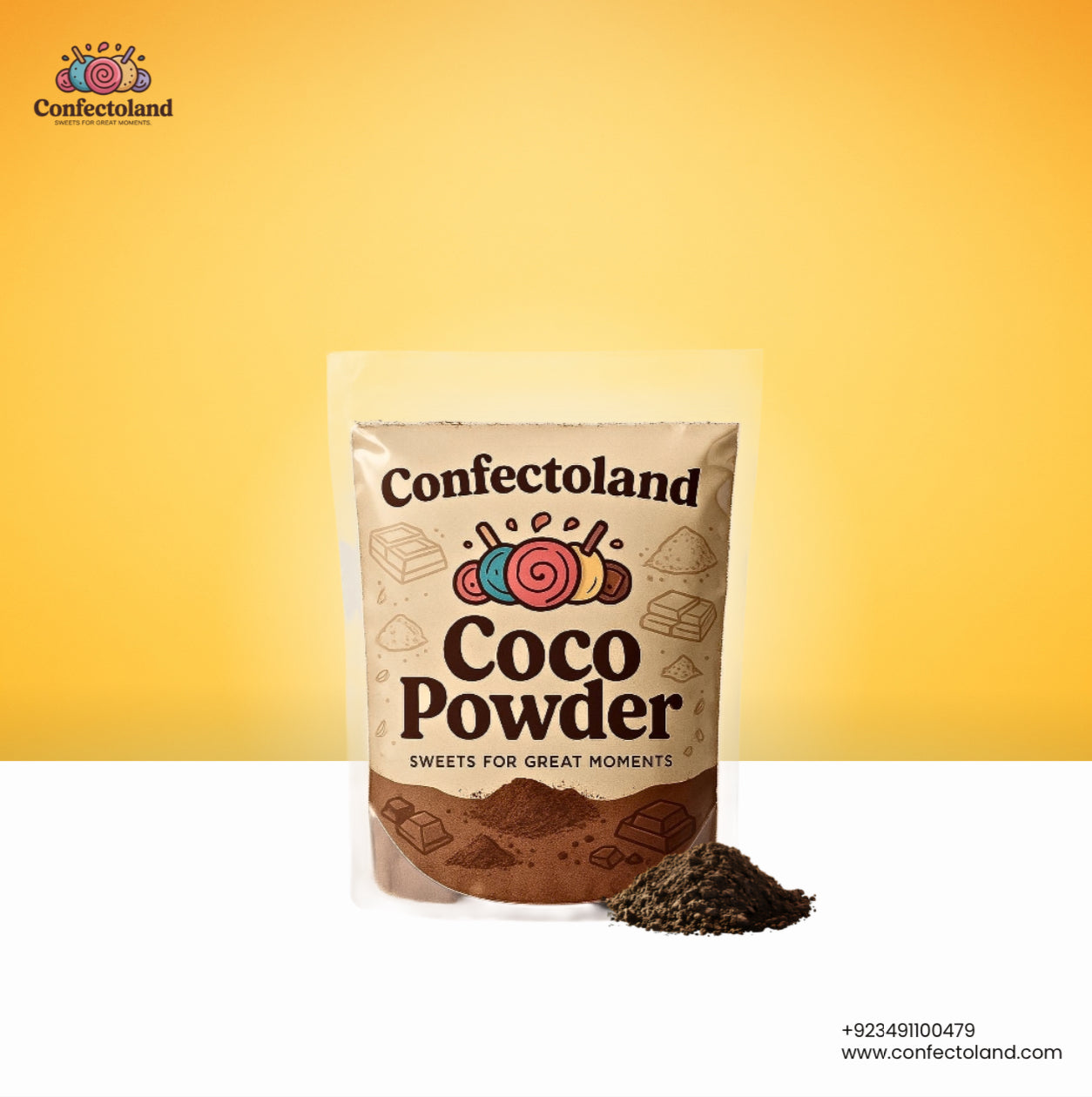 Brazilian Cocoa Powder - Premium Imported | Confectoland