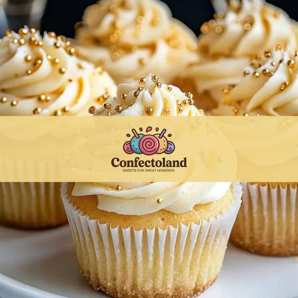 Golden Sugar Beads - Premium Cake Decoration | Confectoland